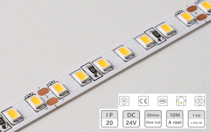 24V-8MM-140D-12w low-voltage light strip